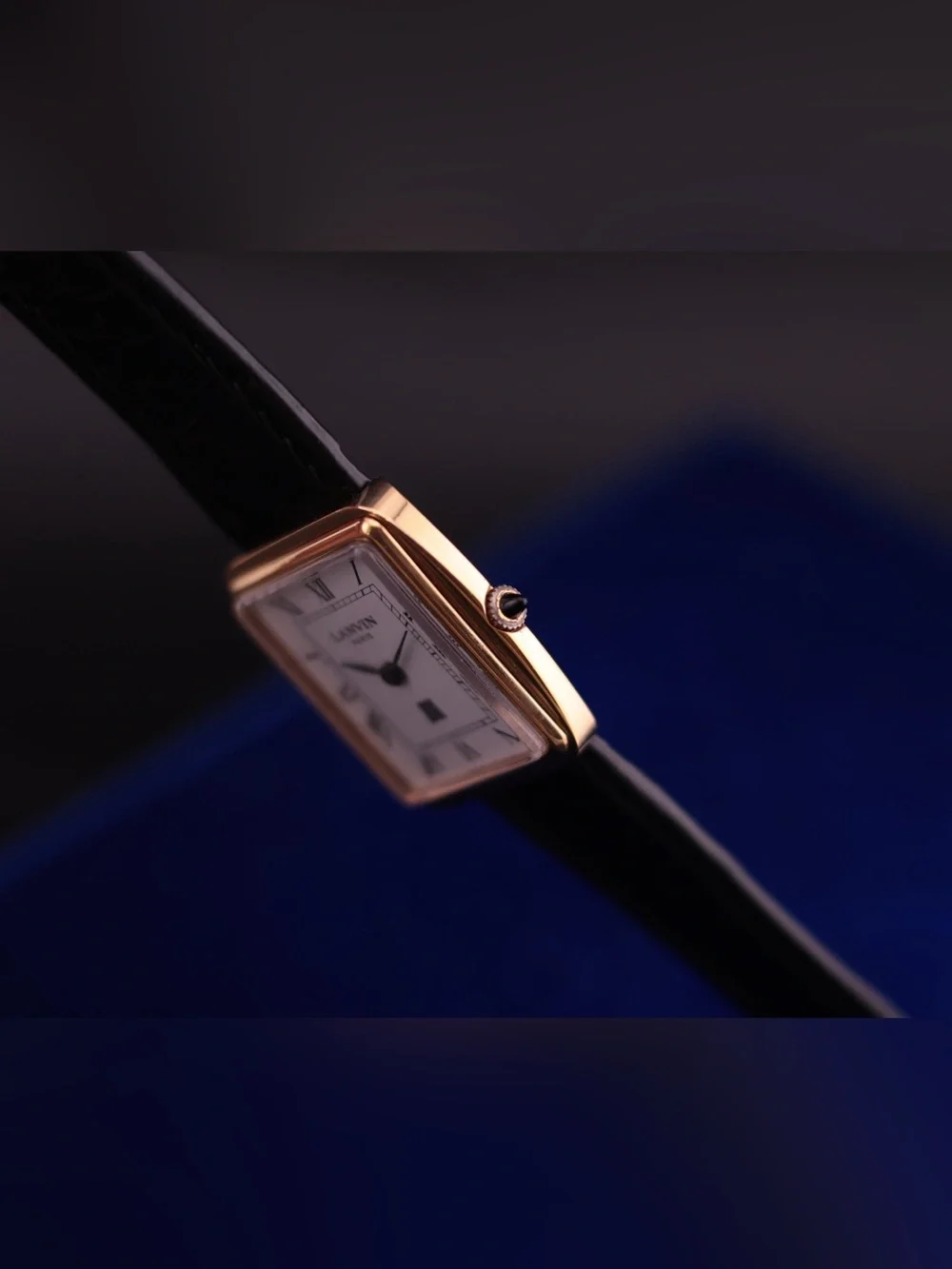 Vintage 1980s Lanvin Paris Unisex Watch, Manual Winding